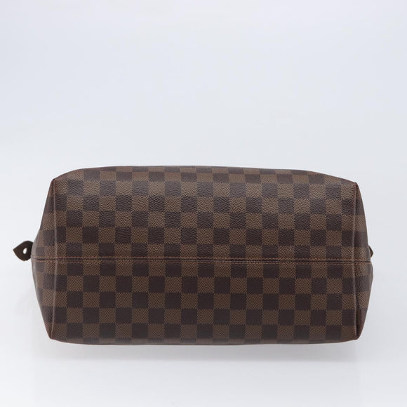 LOUIS VUITTON Damier Ebene Jena MM Tote Bag N41013 LV Auth BA15660