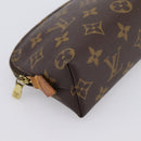 LOUIS VUITTON Monogram Pochette Cosmetic PM Pouch M43998 LV Auth BA15661-14