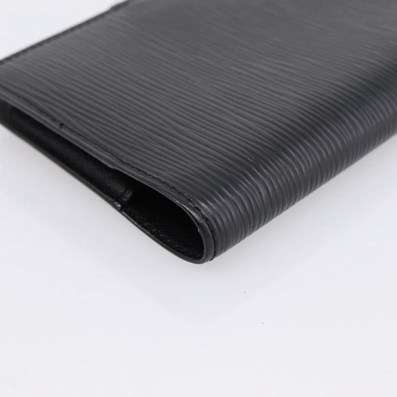 LOUIS VUITTON Epi Agenda PM Day Planner Cover Black R20092 LV Auth BA15663