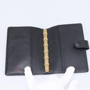 LOUIS VUITTON Epi Agenda PM Day Planner Cover Black R20092 LV Auth BA15663-8