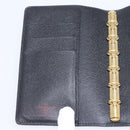 LOUIS VUITTON Epi Agenda PM Day Planner Cover Black R20092 LV Auth BA15663-18