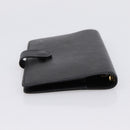 LOUIS VUITTON Epi Agenda PM Day Planner Cover Black R20092 LV Auth BA15663-5