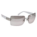 CHANEL Rimless Sunglasses plastic Clear CC Auth BA15664M-1