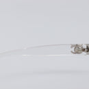 CHANEL Rimless Sunglasses plastic Clear CC Auth BA15664M-18