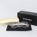 CHANEL Rimless Sunglasses plastic Clear CC Auth BA15664M-12
