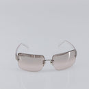CHANEL Rimless Sunglasses plastic Clear CC Auth BA15664M-13