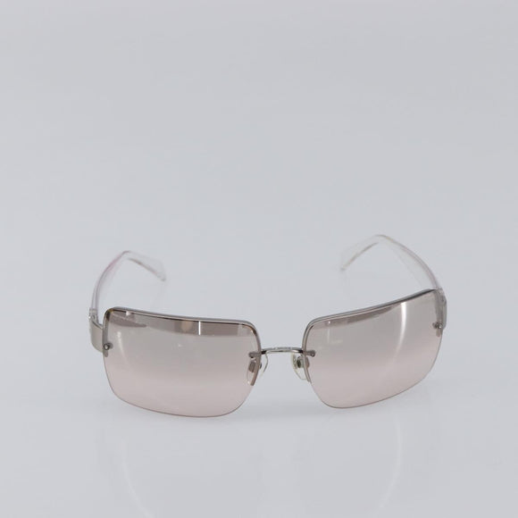 CHANEL Rimless Sunglasses plastic Clear CC Auth BA15664M