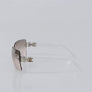 CHANEL Rimless Sunglasses plastic Clear CC Auth BA15664M-3