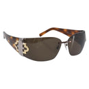 BVLGARI Sunglasses plastic Brown Auth BA15666V-1