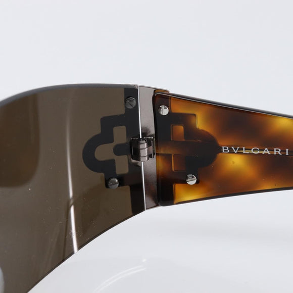BVLGARI Sunglasses plastic Brown Auth BA15666V