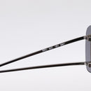 Miu Miu Rimless Sunglasses metal Black Auth BA15669V-10