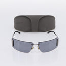 Miu Miu Rimless Sunglasses metal Black Auth BA15669V-11