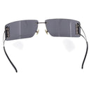 Miu Miu Rimless Sunglasses metal Black Auth BA15669V-3