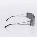 Miu Miu Rimless Sunglasses metal Black Auth BA15669V-4