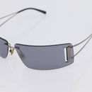 Miu Miu Rimless Sunglasses metal Black Auth BA15669V-7