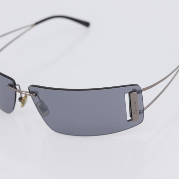 Miu Miu Rimless Sunglasses metal Black Auth BA15669V