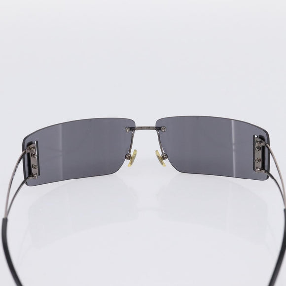 Miu Miu Rimless Sunglasses metal Black Auth BA15669V