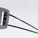 Miu Miu Rimless Sunglasses metal Black Auth BA15669V-9