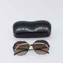 CHANEL Sunglasses plastic Gray CC Auth BA15673V-12