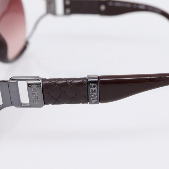 FENDI Sunglasses plastic Bordeaux Auth BA15674V