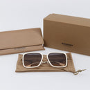 BURBERRY Sunglasses plastic White Auth BA15676M-18