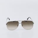 FENDI Rimless Sunglasses metal Black Auth BA15677M-2