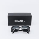CHANEL Sunglasses plastic Black CC Auth BA15678V-16