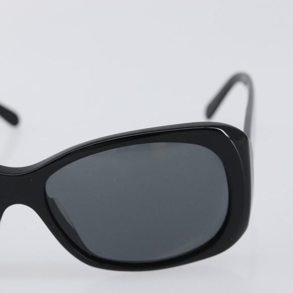 CHANEL Sunglasses plastic Black CC Auth BA15678V