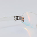 CHANEL Rimless Sunglasses plastic Clear CC Auth BA15679-15