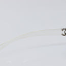 CHANEL Rimless Sunglasses plastic Clear CC Auth BA15679-16