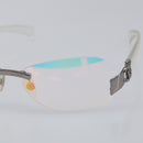 CHANEL Rimless Sunglasses plastic Clear CC Auth BA15679-6