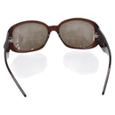 CHANEL Camelia Sunglasses plastic Brown CC Auth BA15680-3