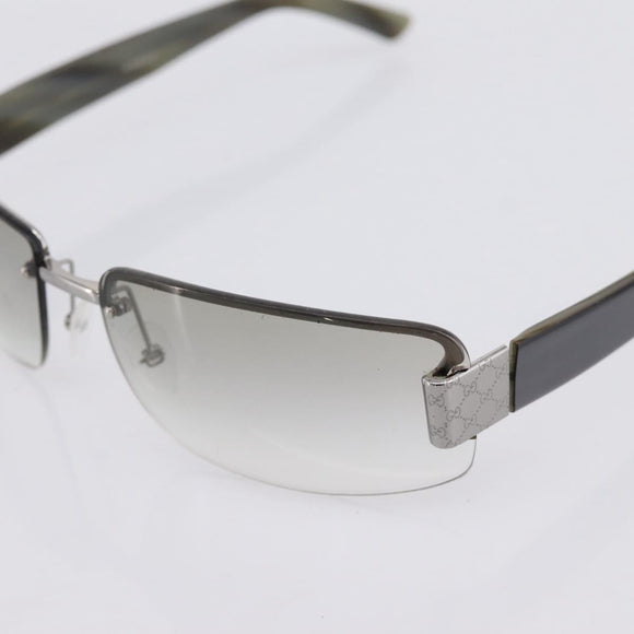 GUCCI Rimless Sunglasses plastic Gray Auth BA15681