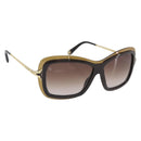 LOUIS VUITTON Sunglasses plastic Brown Z0323W LV Auth BA15683-1