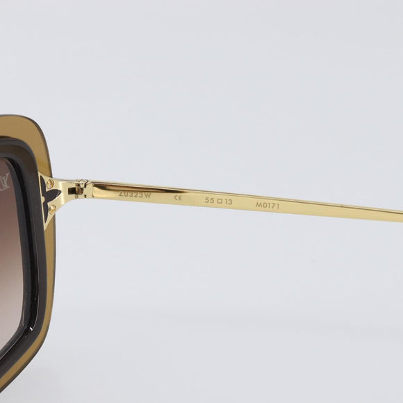 LOUIS VUITTON Sunglasses plastic Brown Z0323W LV Auth BA15683