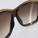 LOUIS VUITTON Sunglasses plastic Brown Z0323W LV Auth BA15683-14