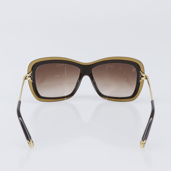 LOUIS VUITTON Sunglasses plastic Brown Z0323W LV Auth BA15683
