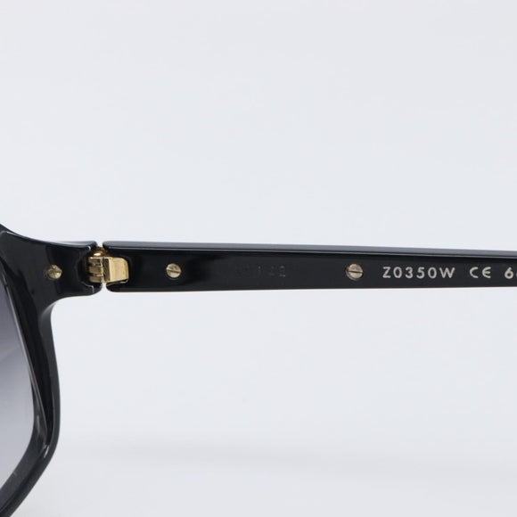 LOUIS VUITTON Sunglasses plastic Black Z0350W LV Auth BA15686M