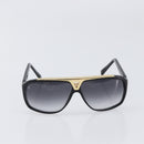 LOUIS VUITTON Sunglasses plastic Black Z0350W LV Auth BA15686M-13