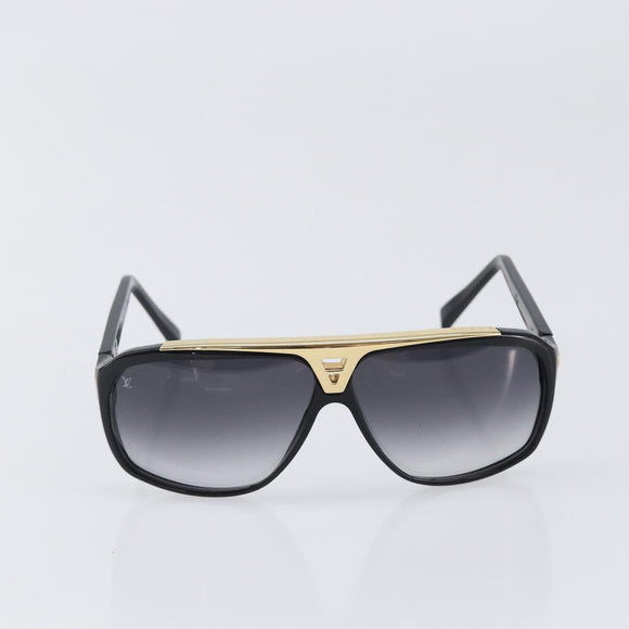 LOUIS VUITTON Sunglasses plastic Black Z0350W LV Auth BA15686M