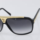 LOUIS VUITTON Sunglasses plastic Black Z0350W LV Auth BA15686M-6