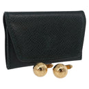 LOUIS VUITTON Taiga Buton de Manchette Cuffs Epicea LV Auth BA15690-1