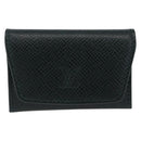 LOUIS VUITTON Taiga Buton de Manchette Cuffs Epicea LV Auth BA15690-2