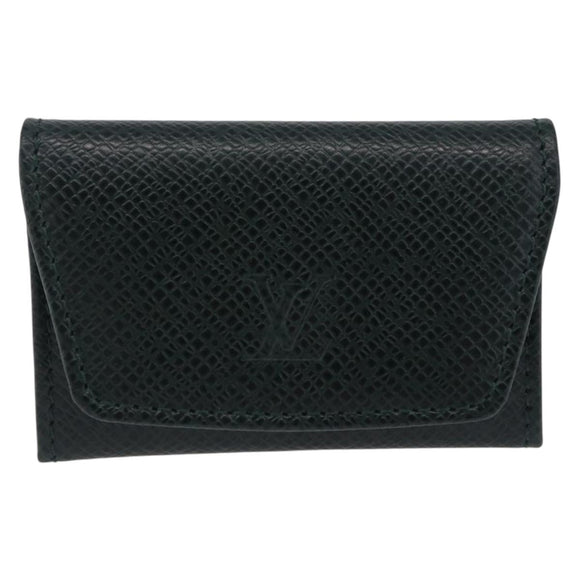 LOUIS VUITTON Taiga Buton de Manchette Cuffs Epicea LV Auth BA15690