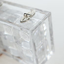 LOUIS VUITTON Dice plastic Clear LV Auth BA15691M-16