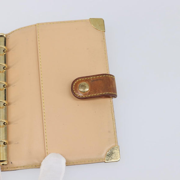 LOUIS VUITTON Monogram Multicolor Agenda PM White R21074 LV Auth BA15692