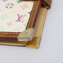LOUIS VUITTON Monogram Multicolor Agenda PM White R21074 LV Auth BA15692-7