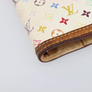 LOUIS VUITTON Monogram Multicolor Agenda PM White R21074 LV Auth BA15692-14