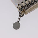 Stella MacCartney Falabella Trifold Wallet Suede Silver 540021 Auth BA15693V-17