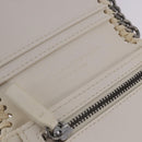 Stella MacCartney Falabella Trifold Wallet Suede Silver 540021 Auth BA15693V-18